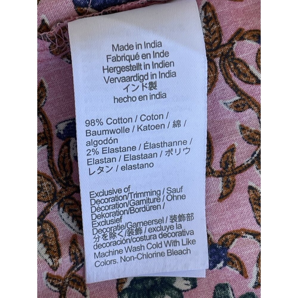 J.Crew  Flutter Sleeve Floral Smoked Midi Sun Dress Size Small - Picture 12 of 13